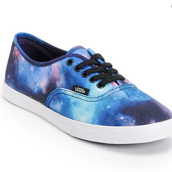 vans authentic lo pro cosmic galaxy blue
